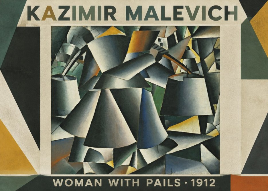 Kazimir Malevich Woman with Pails No1 - Plakat