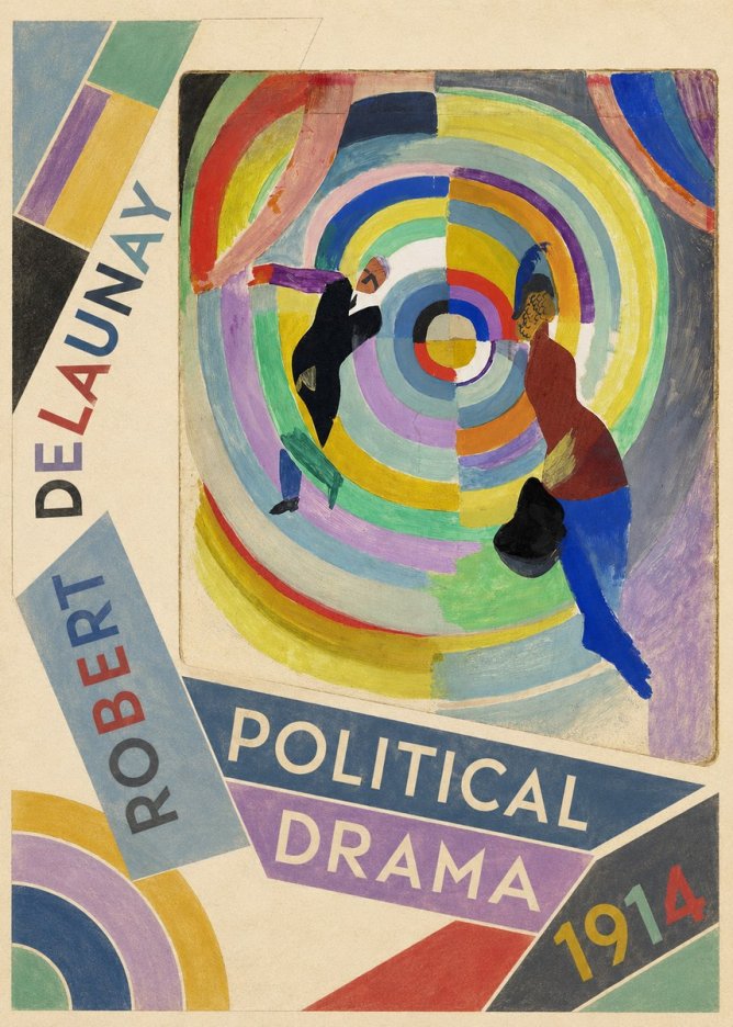 Robert Delaunay Political Drama No2 - Plakat
