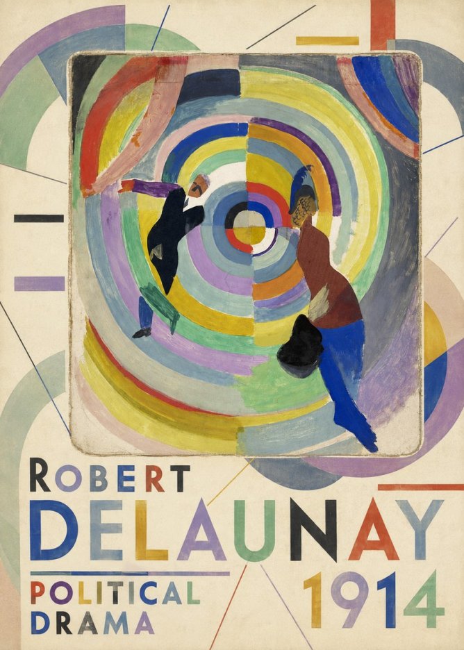 Robert Delaunay Political Drama No4 - Plakat