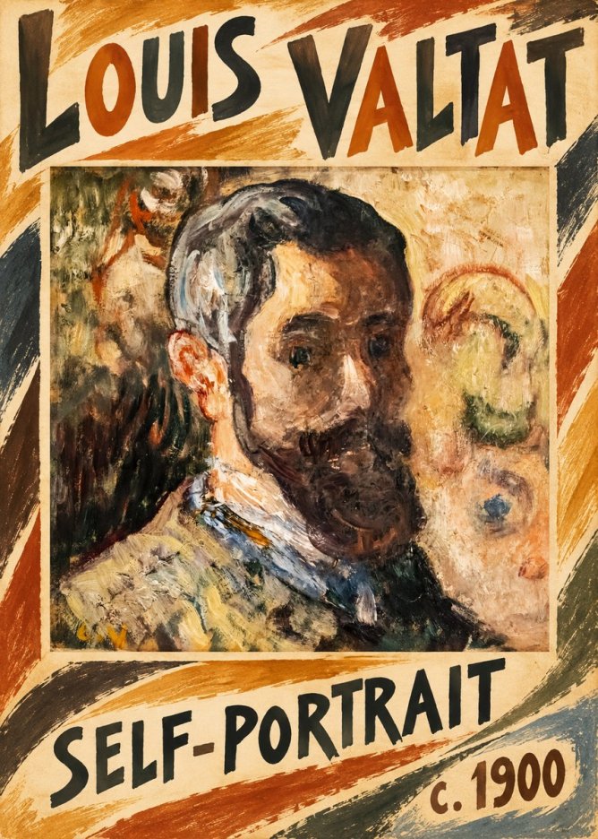 Louis Valtat Self-portrait No3 - Plakat