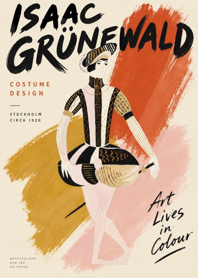 Isaac Grünewald Costume Study VI No3 - Plakat