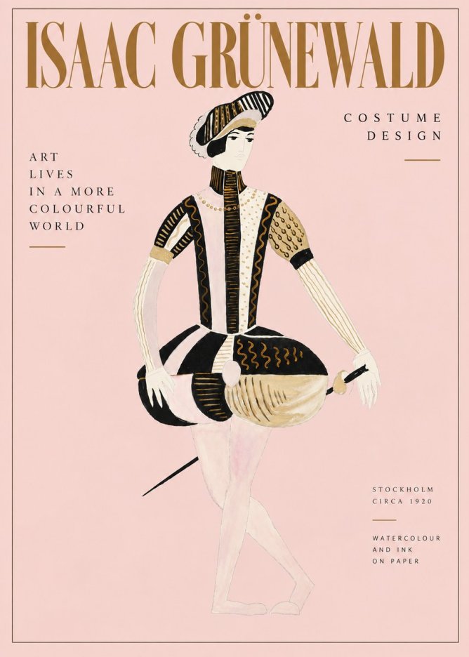 Isaac Grünewald Costume Study VI No6 - Plakat