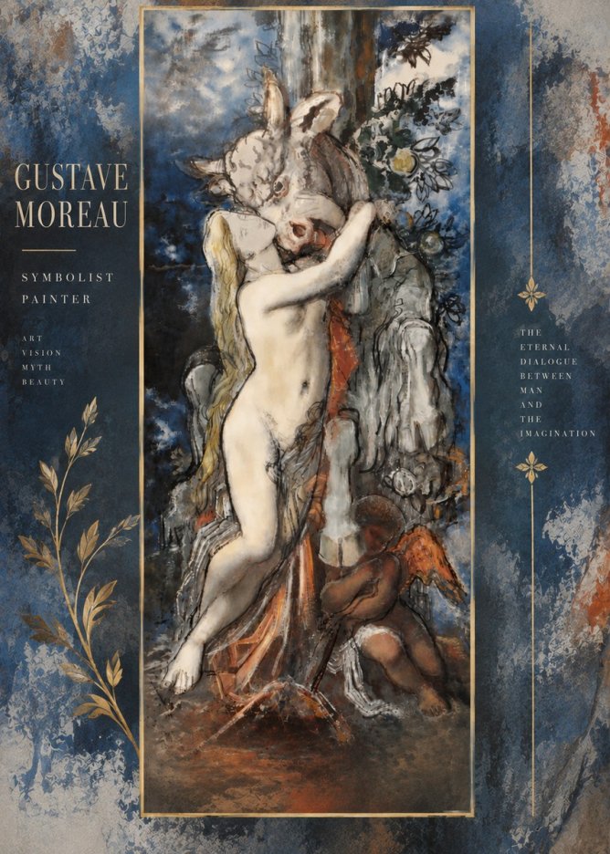 Gustave Moreau Europe and the Bull No6 - Plakat