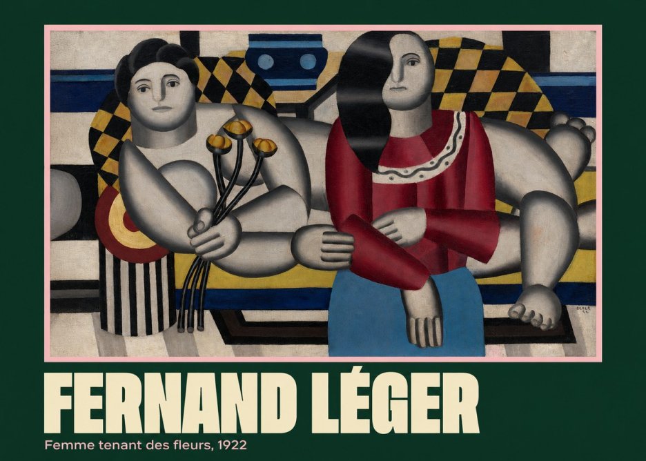 Fernand Léger Two Women No6 - Plakat