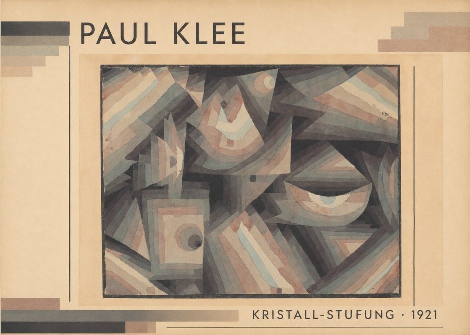 Paul Klee Kristall-stufung II No1 - Plakat