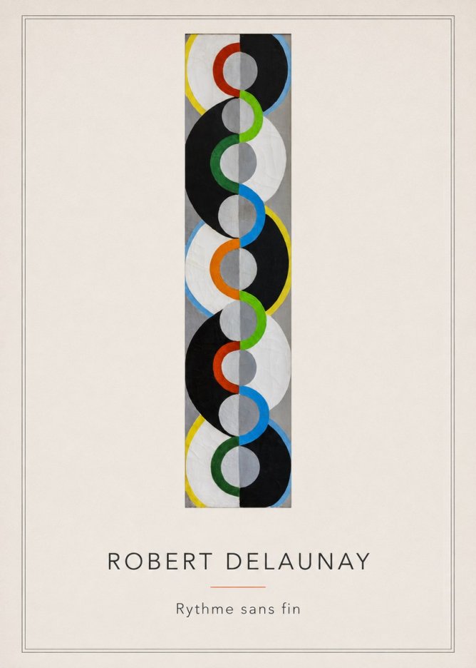 Robert Delaunay Rythme Sans Fin III No4 - Plakat