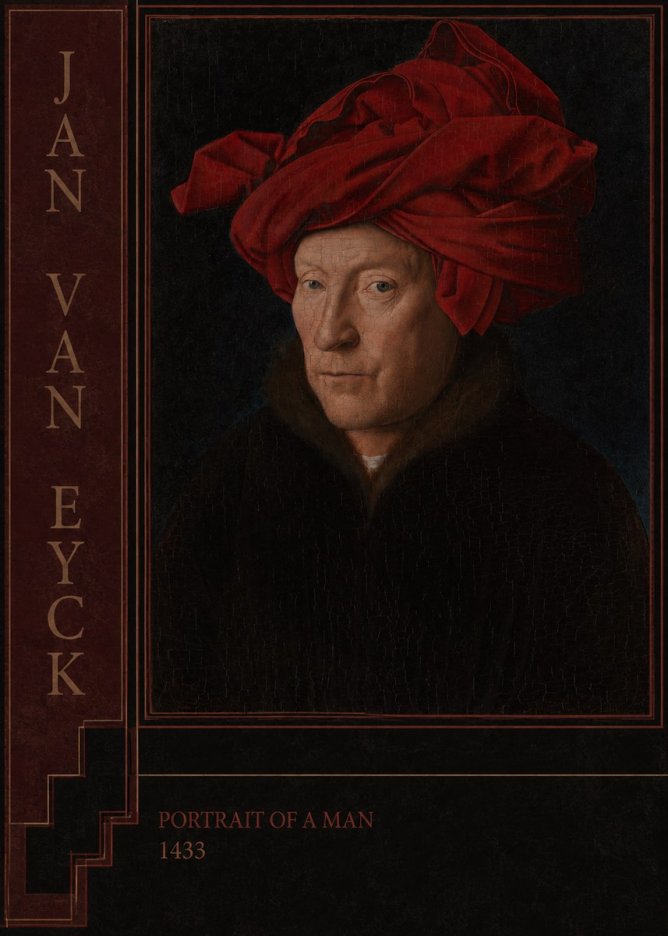 Jan van Eyck Portrait of a Man IV No2 - Plakat
