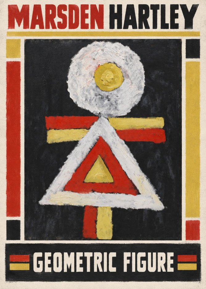 Marsden Hartley Geometric Figure No2 - Plakat