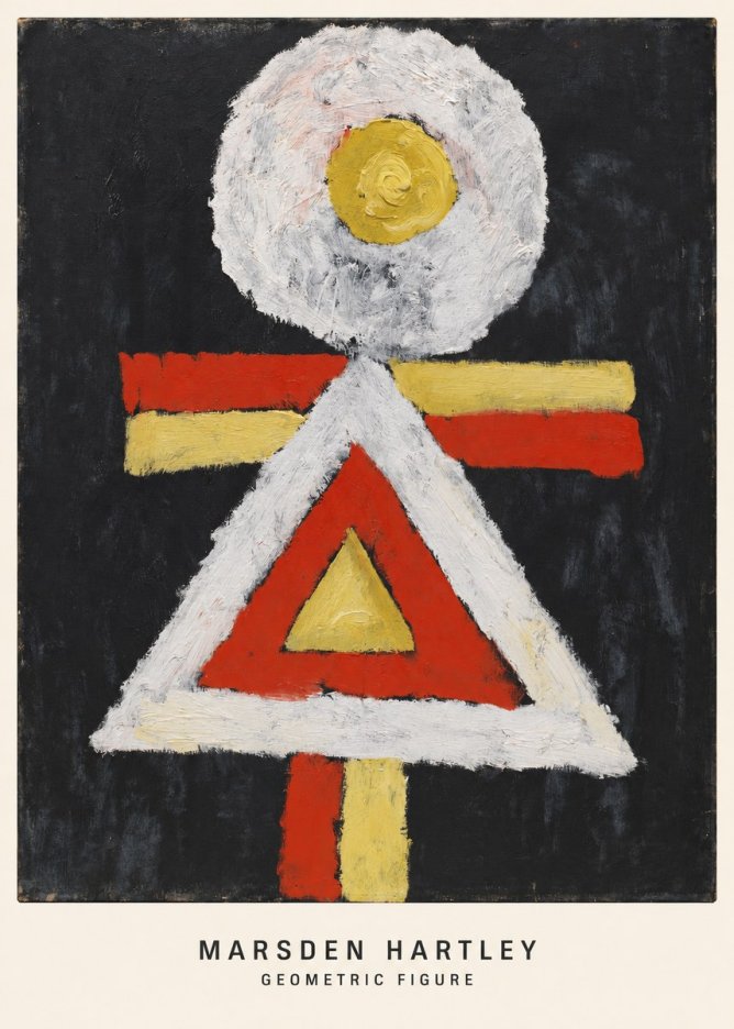 Marsden Hartley Geometric Figure No6 - Plakat
