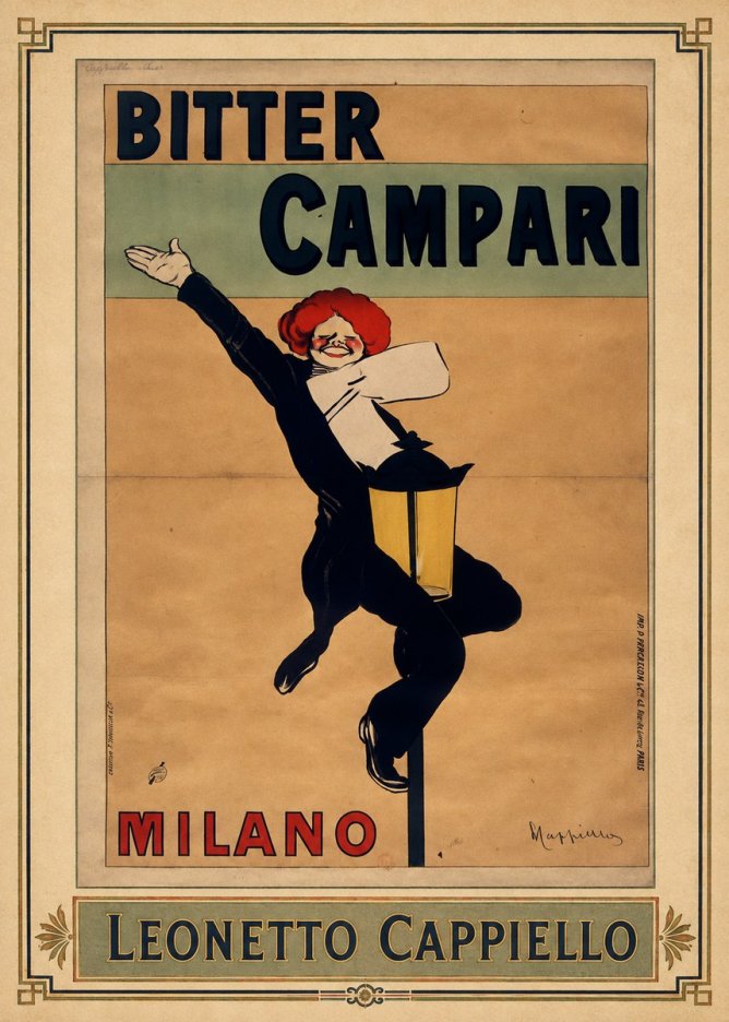 Leonetto Cappiello Bitter Campari II No1 - Plakat