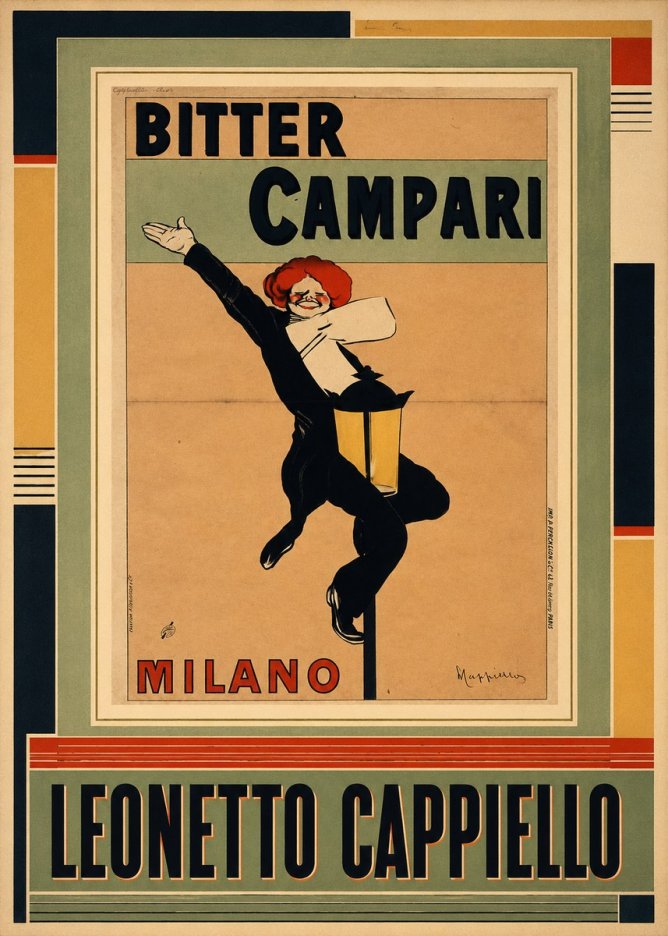 Leonetto Cappiello Bitter Campari II No3 - Plakat