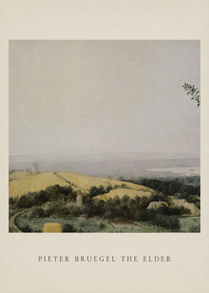 Pieter Bruegel The Harvesters VI No4 - Plakat