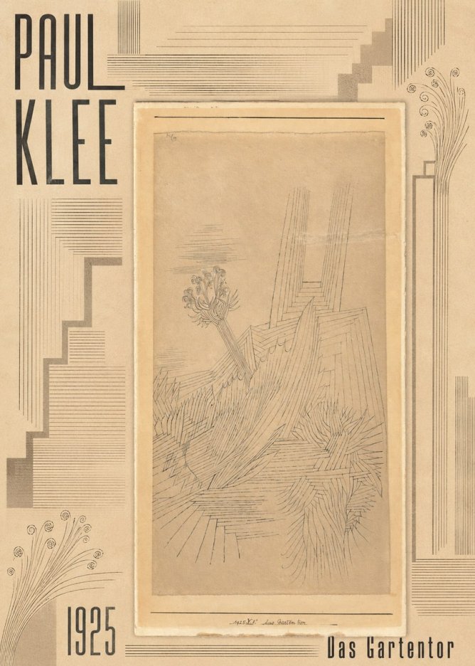 Paul Klee Das Gartentor I No5 - Plakat