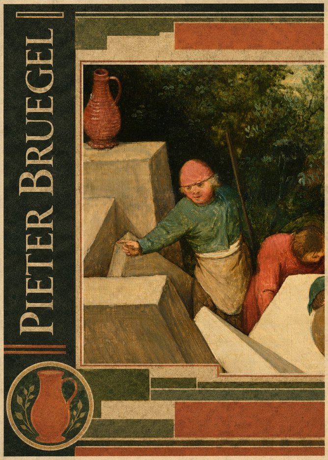 Pieter Bruegel The Tower of Babel XIX No6 - Plakat