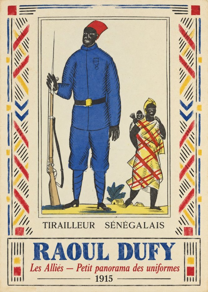 Raoul Dufy Tirailleur Sénégalais No3 - Plakat