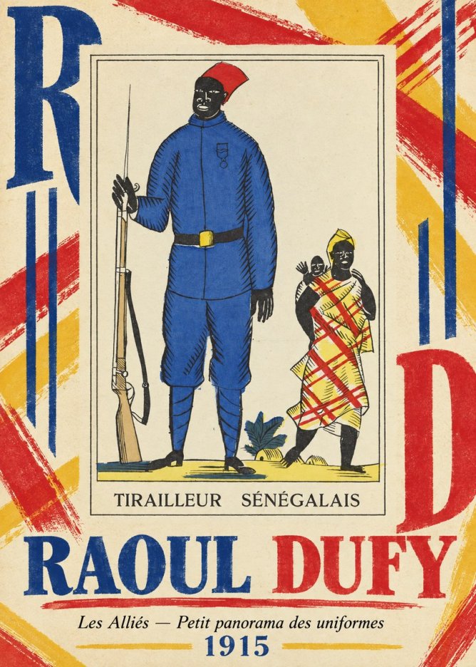 Raoul Dufy Tirailleur Sénégalais No5 - Plakat