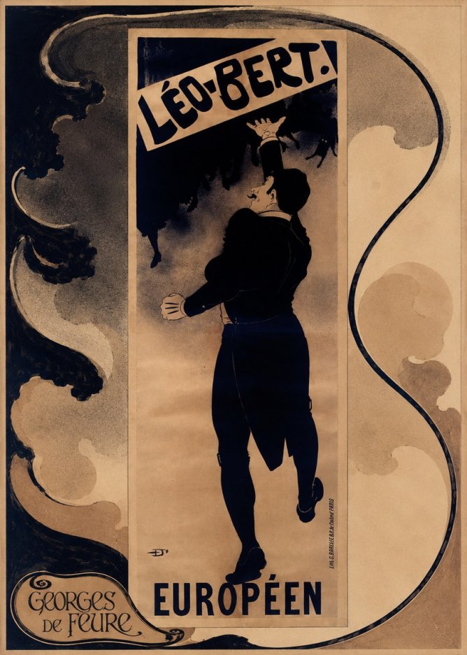 Georges de Feure Léo-bert. Européen No3 - Plakat