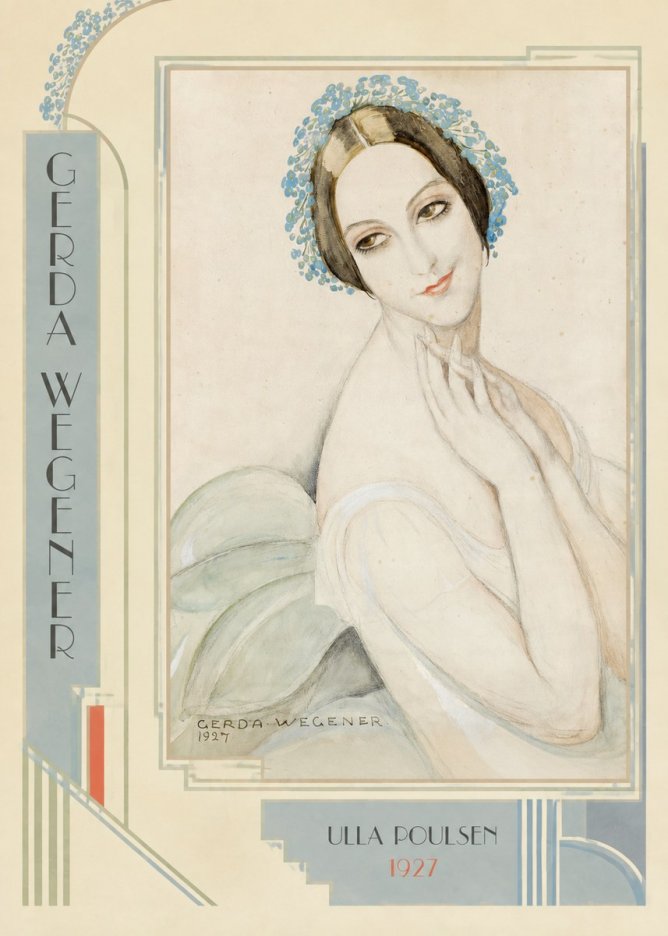 Gerda Wegener Ulla Poulsen No2 - Plakat