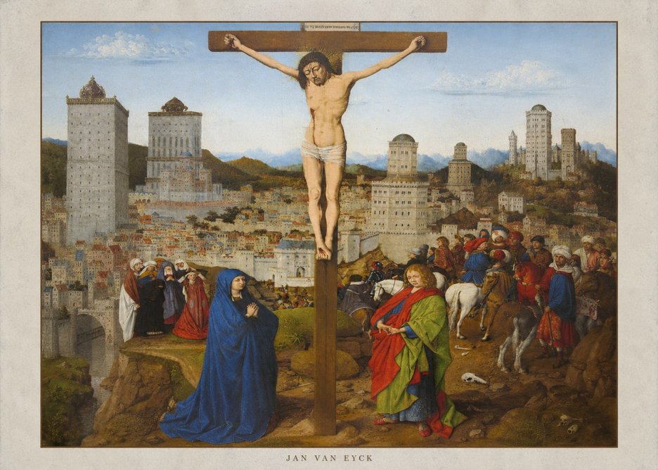 Jan van Eyck The Crucifixion No4 - Plakat