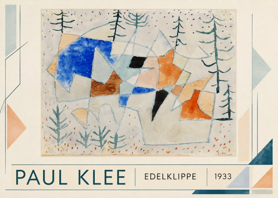 Paul Klee Edelklippe No1 - Plakat