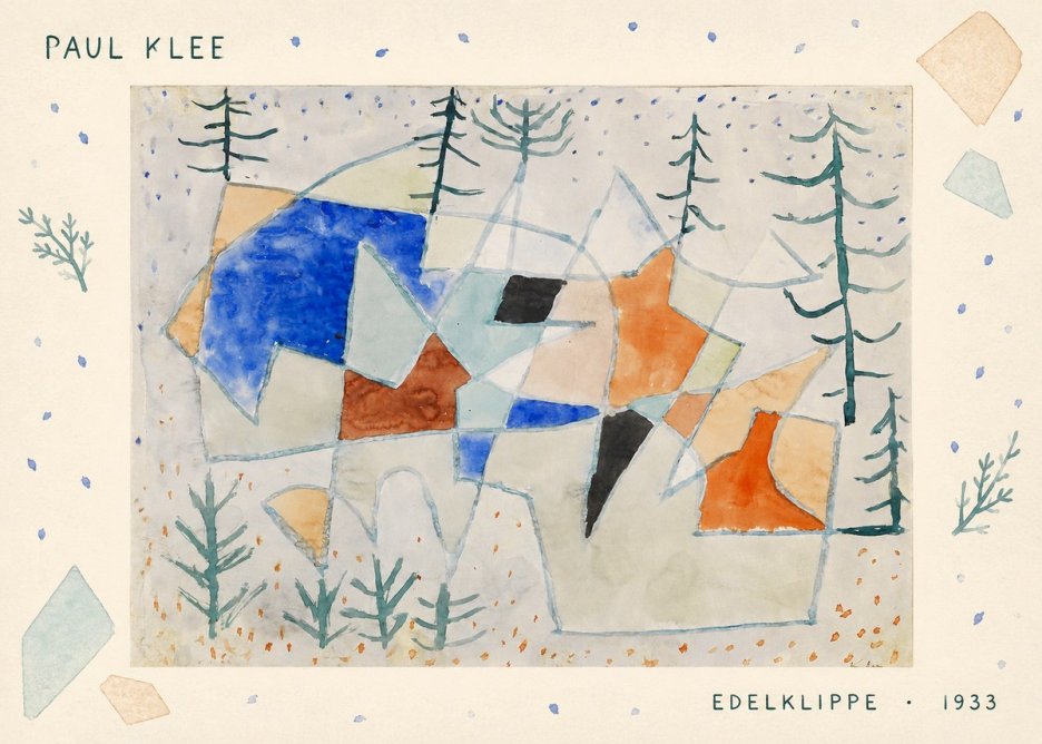 Paul Klee Edelklippe No5 - Plakat