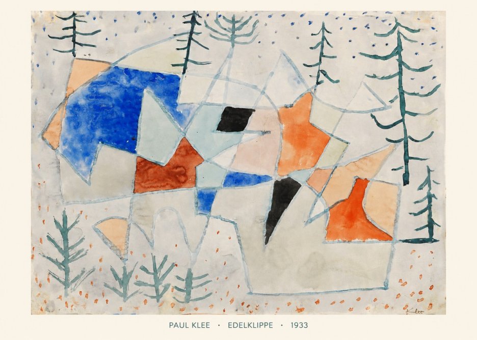 Paul Klee Edelklippe No6 - Plakat