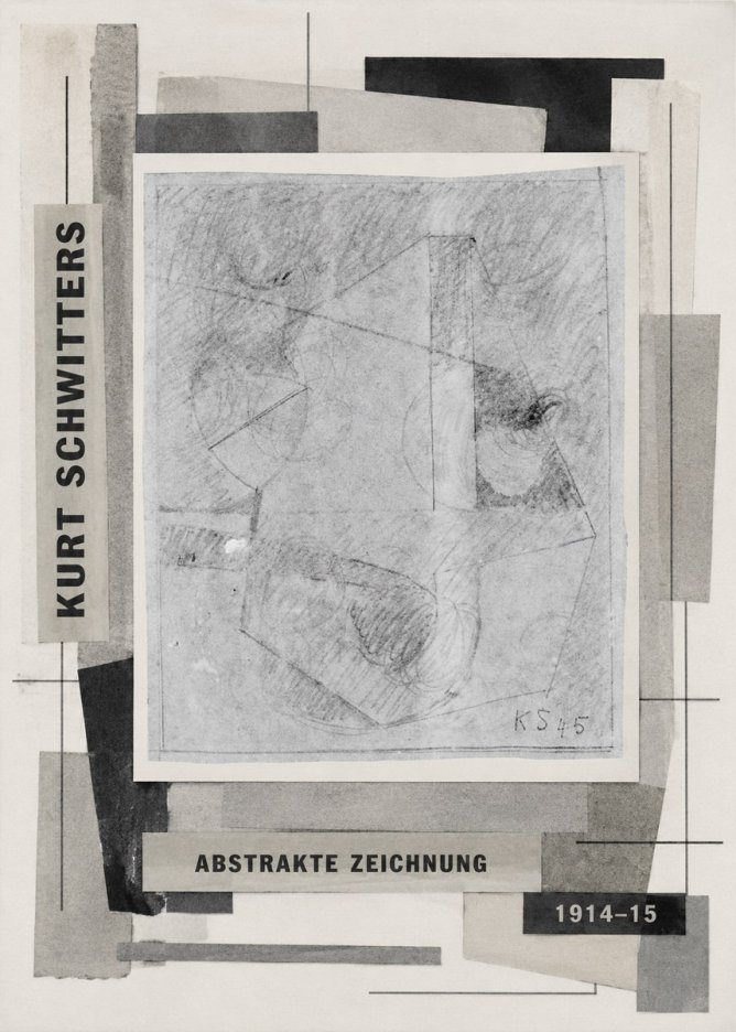 Kurt Schwitters Abstrakte Zeichnung No5 - Plakat