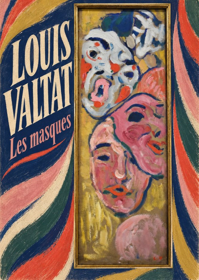 Louis Valtat Les Masques No6 - Plakat