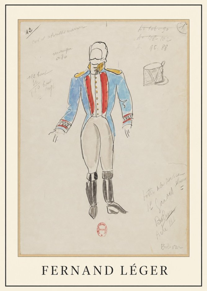 Fernand Léger Bolivar Acte Iii No5 - Plakat