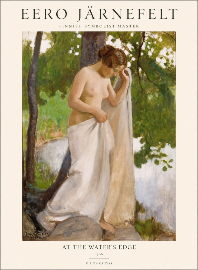 Eero Järnefelt At the Water's Edge No1 - Plakat