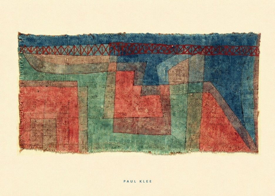 Paul Klee Textile Picture No6 - Plakat