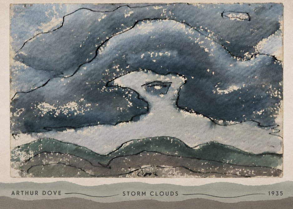 Arthur Dove Storm Clouds No6 - Plakat