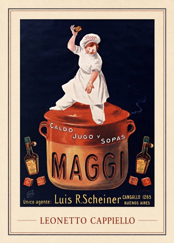Leonetto Cappiello Maggi No1 - Plakat