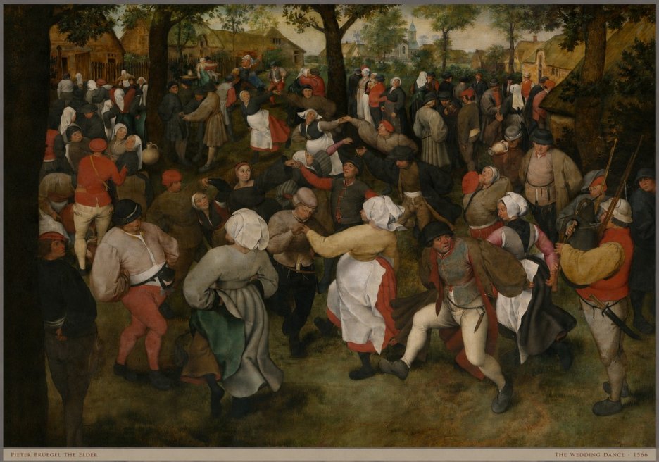 Pieter Bruegel The Wedding Dance II No5 - Plakat