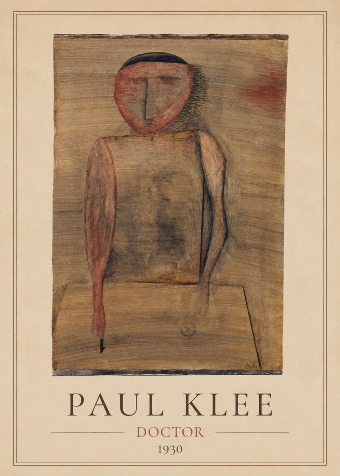 Paul Klee Doctor No1 - Plakat