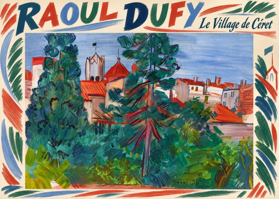 Raoul Dufy Le Village De Céret No6 - Plakat
