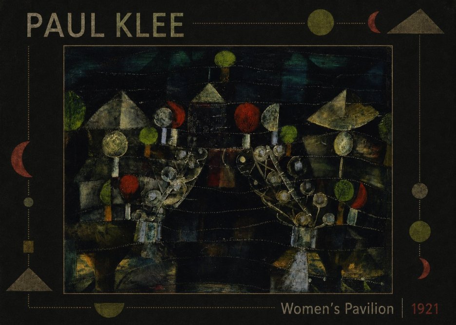 Paul Klee Women's Pavilion No1 - Plakat