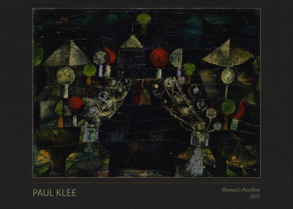Paul Klee Women's Pavilion No5 - Plakat