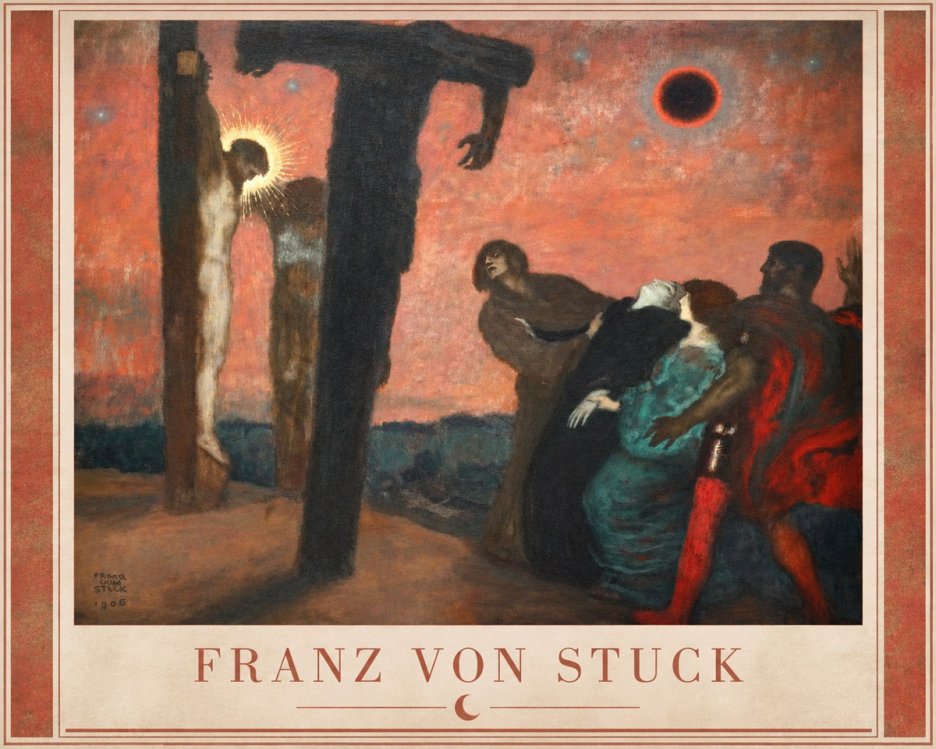 Franz von Stuck Crucifixion No2 - Plakat