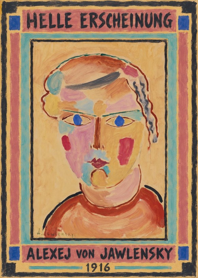 Alexej von Jawlensky Helle Erscheinung No4 - Plakat