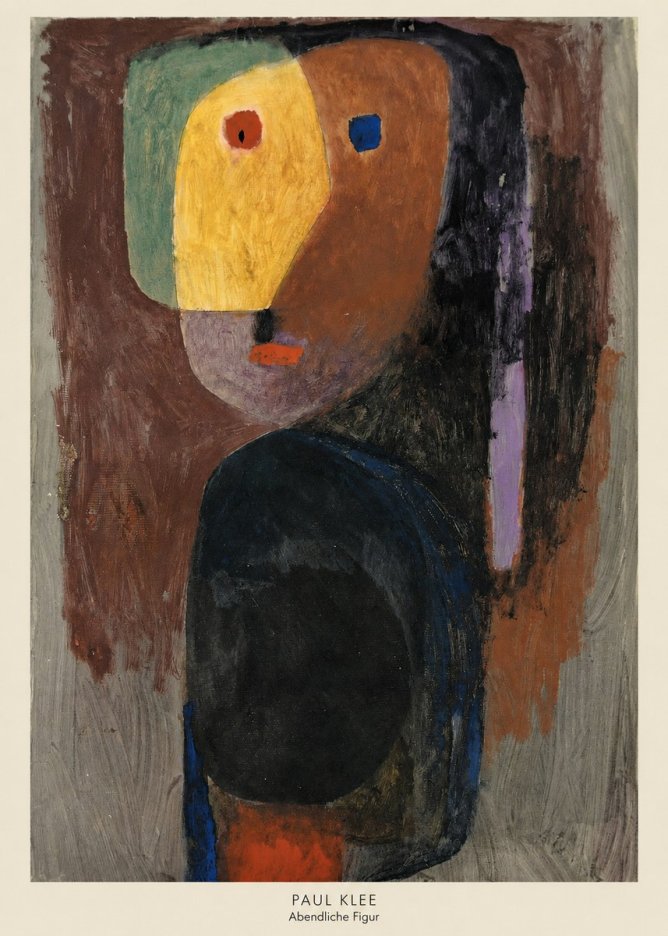 Paul Klee Abendliche Figur No5 - Plakat