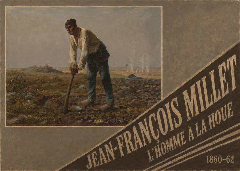 Jean-François Millet L'homme À La Houe No5 - Plakat