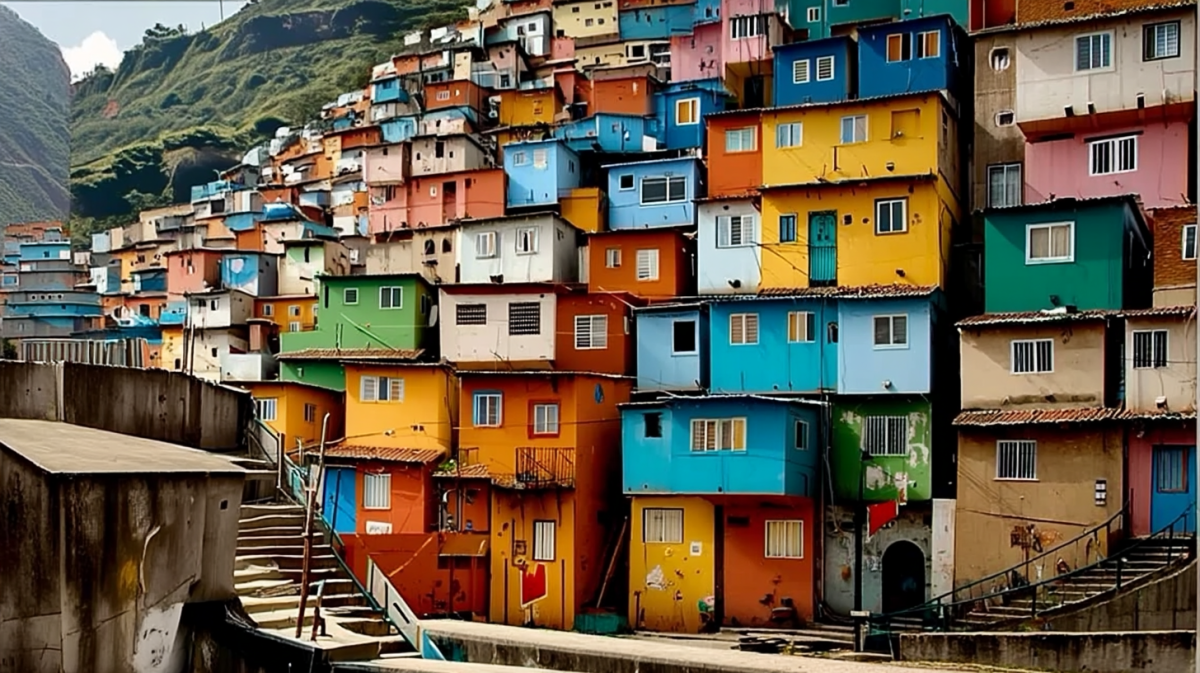 Cascading Color Blocks