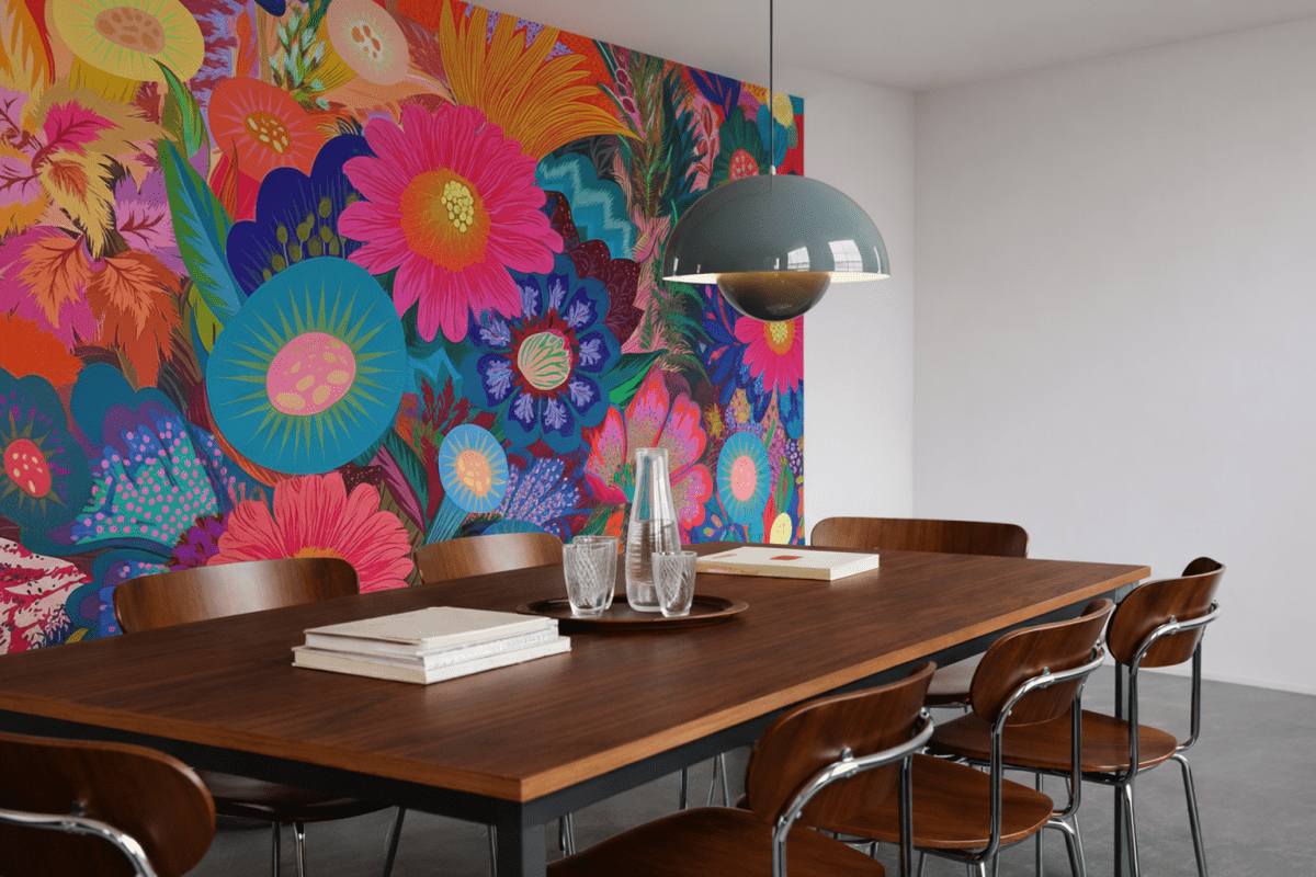 Vibrant Flora Mosaic