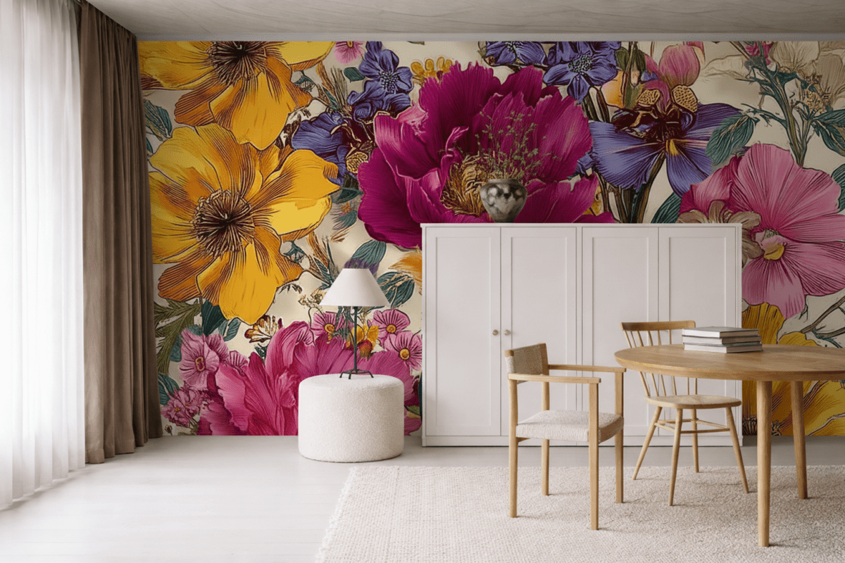 Nocturne Floral Tapestry