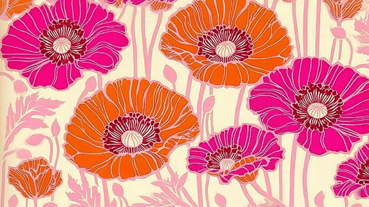 Vibrant Poppy Canvas