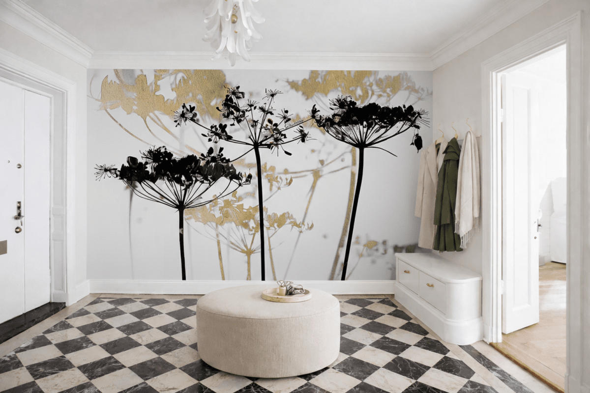 Silhouette Blossom Veil