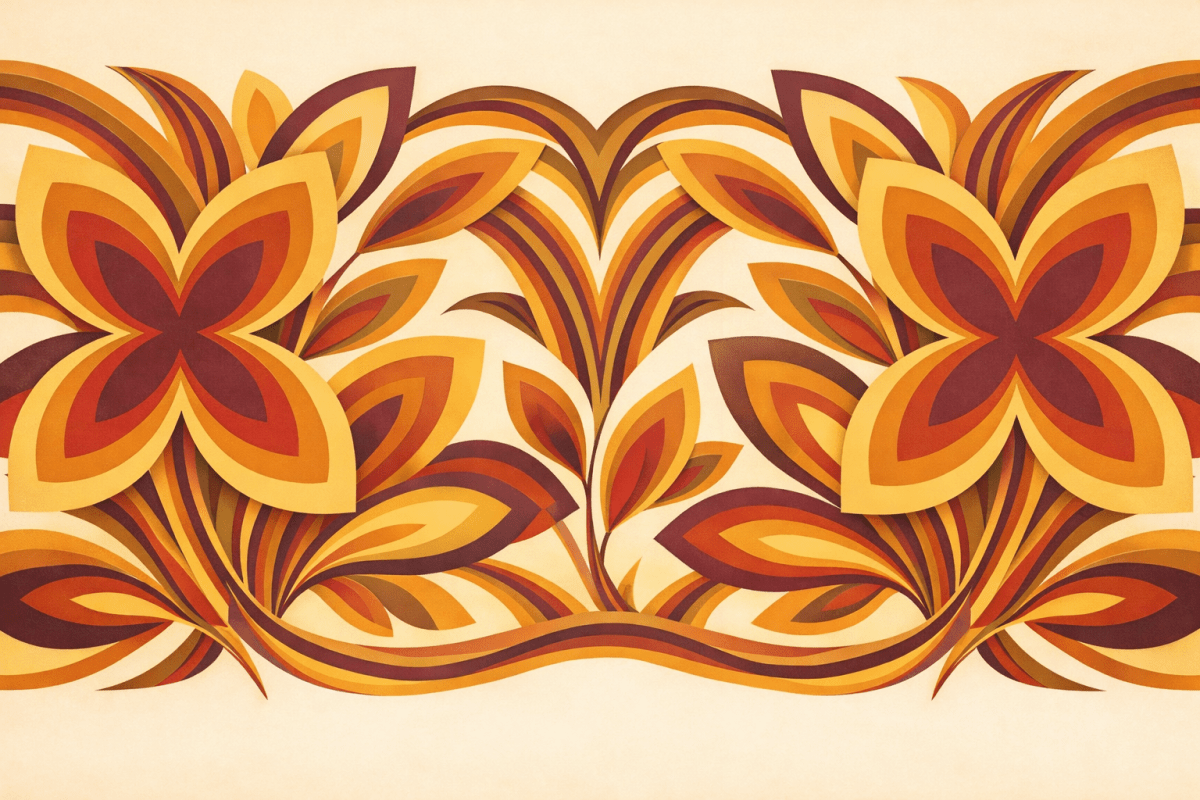 Ink Blossom Tapestry