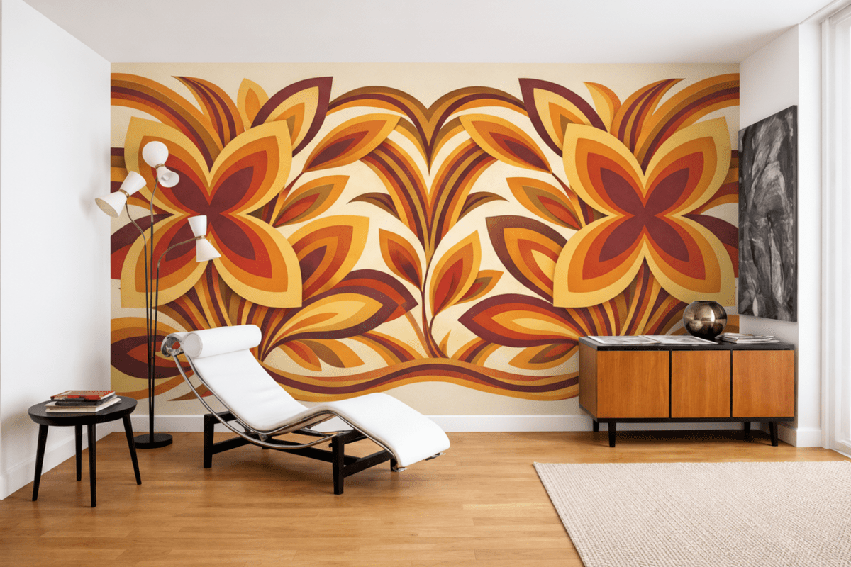 Ink Blossom Tapestry