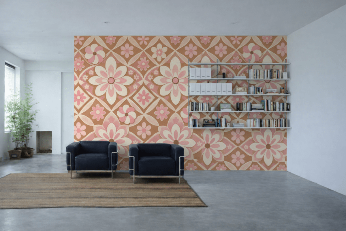 Retro Floral Quilt